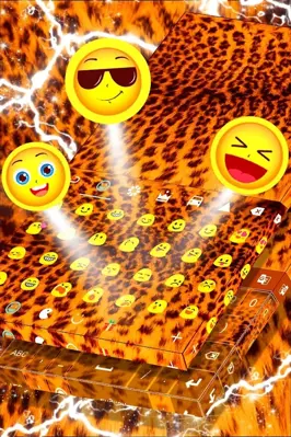 GO Keyboard Leopard Print android App screenshot 0